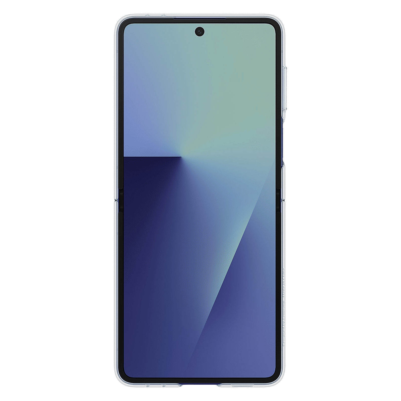 SAMSUNG Polycarbonate Back Cover for SAMSUNG Galaxy Z Flip7 (Built-in Ring, Transparent)_2