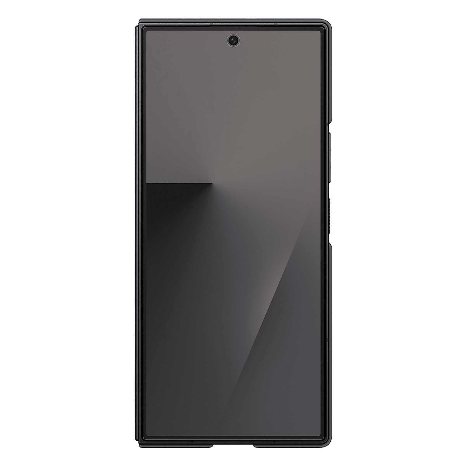 SAMSUNG Soft Silicon Back Cover for SAMSUNG Galaxy Z Fold7 (Pop-up KICK-STAND, Black)_3