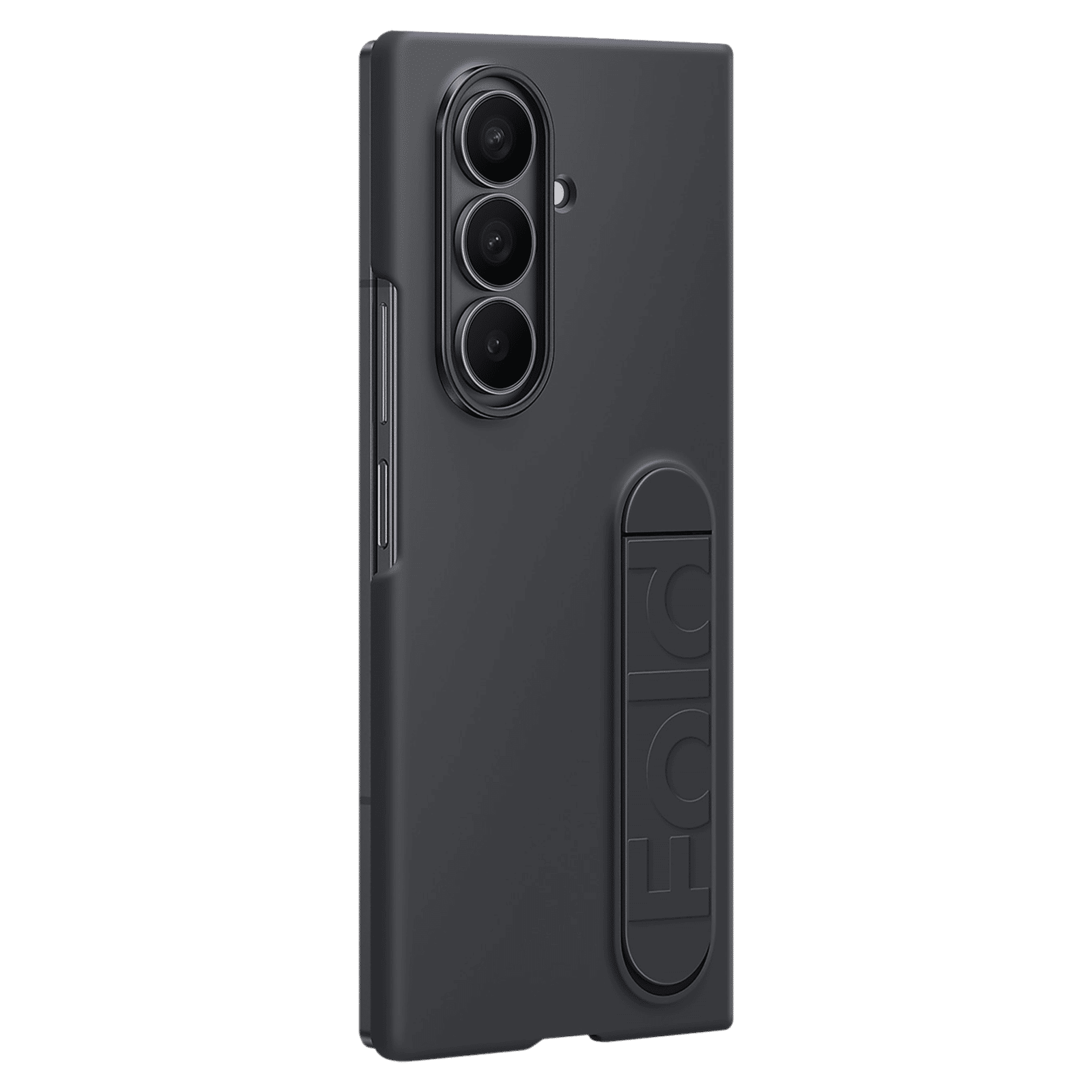 SAMSUNG Soft Silicon Back Cover for SAMSUNG Galaxy Z Fold7 (Pop-up KICK-STAND, Black)_4
