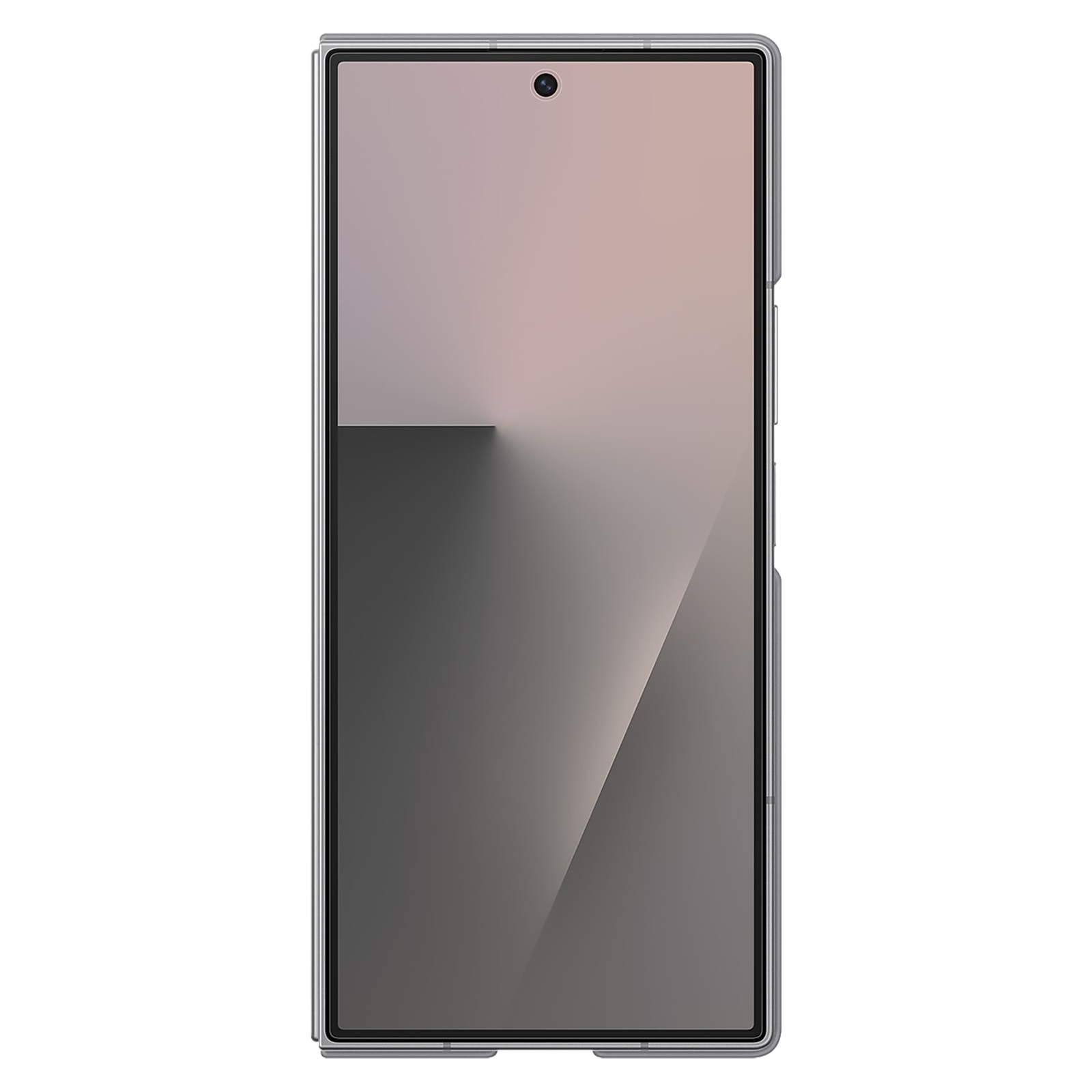 SAMSUNG Soft Silicon Back Cover for SAMSUNG Galaxy Z Fold7 (Pop-up KICK-STAND, Gray)_3