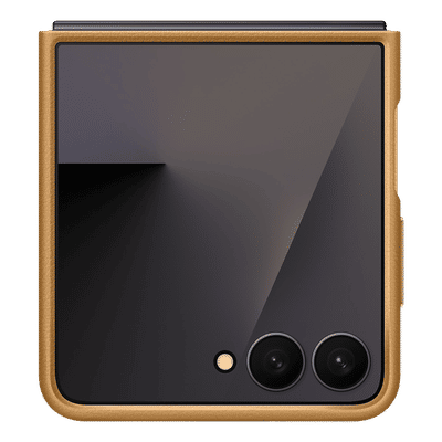 SAMSUNG Polycarbonate Back Cover for SAMSUNG Galaxy Z Flip7 (Kindsuit, Camel)