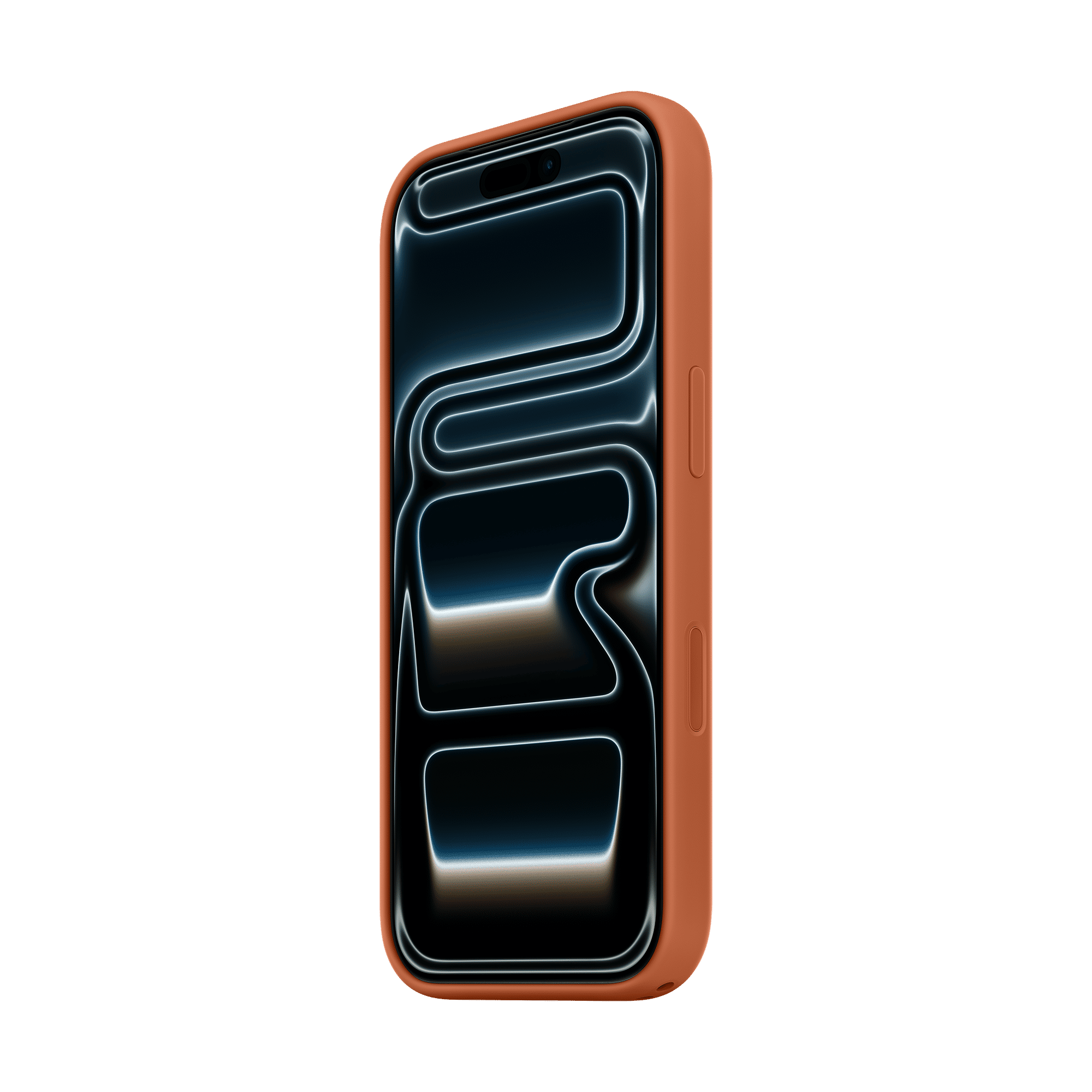 Apple MGFJ4ZM/A Soft Silicone Back Cover for Apple iPhone 17 Pro (MagSafe Compatible, Terra Cotta)_2