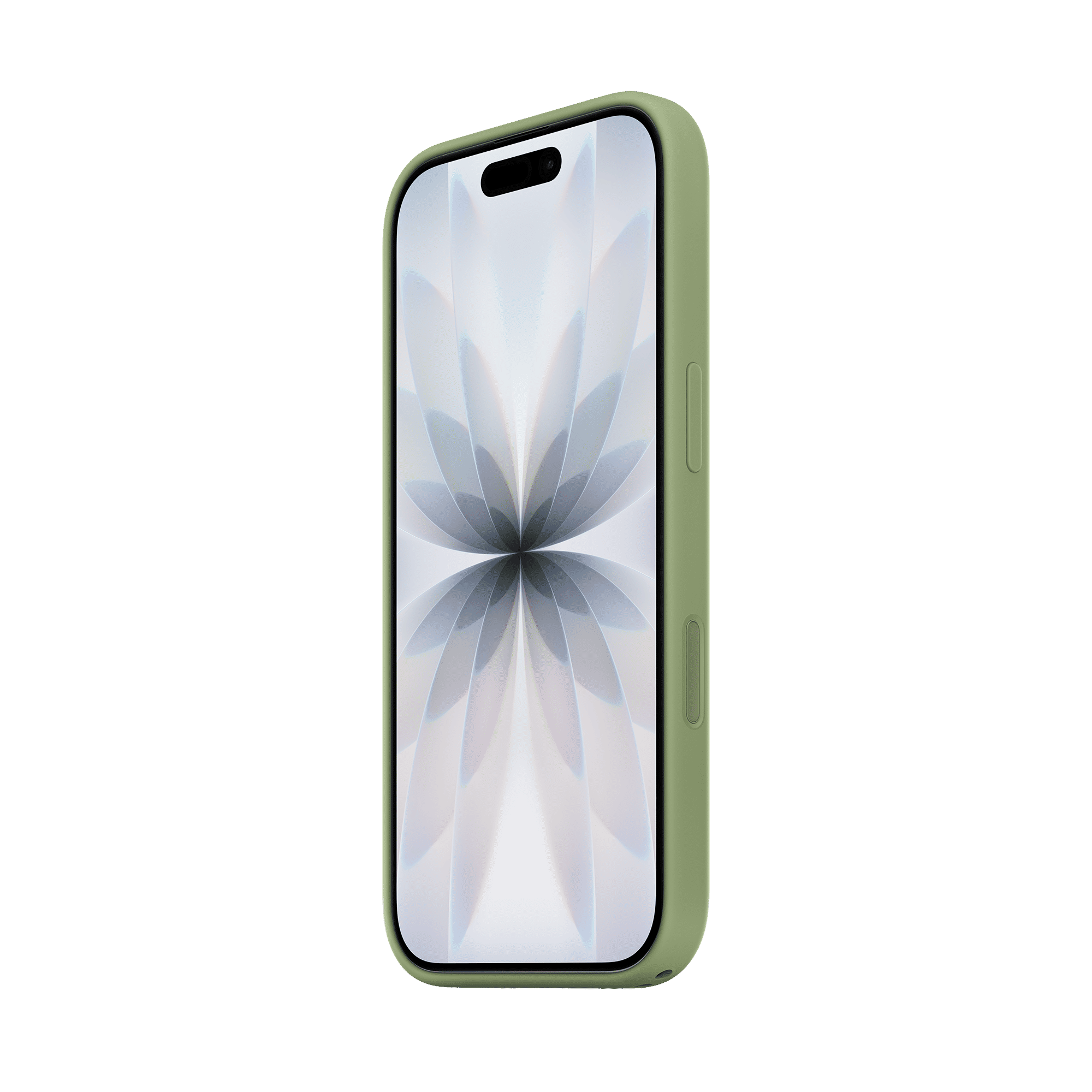 Apple Soft Silicone Back Cover for Apple iPhone 17 (MagSafe Compatible, Light Moss)_2