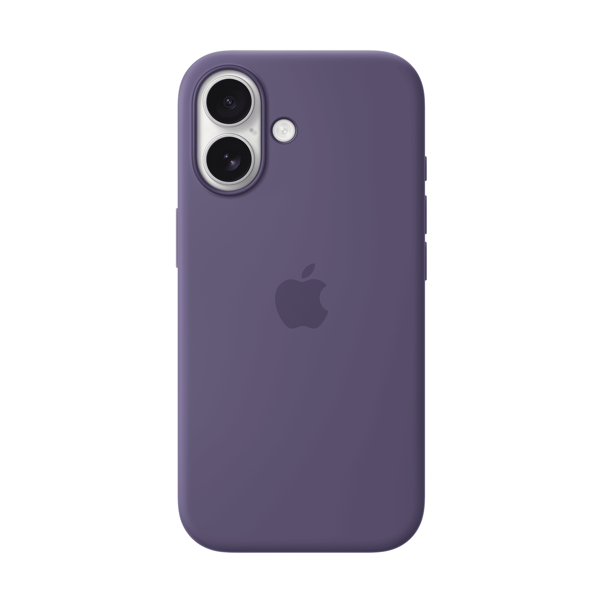 Apple Soft Silicone Back Cover for Apple iPhone 17 (MagSafe Compatible, Purple Fog)_1