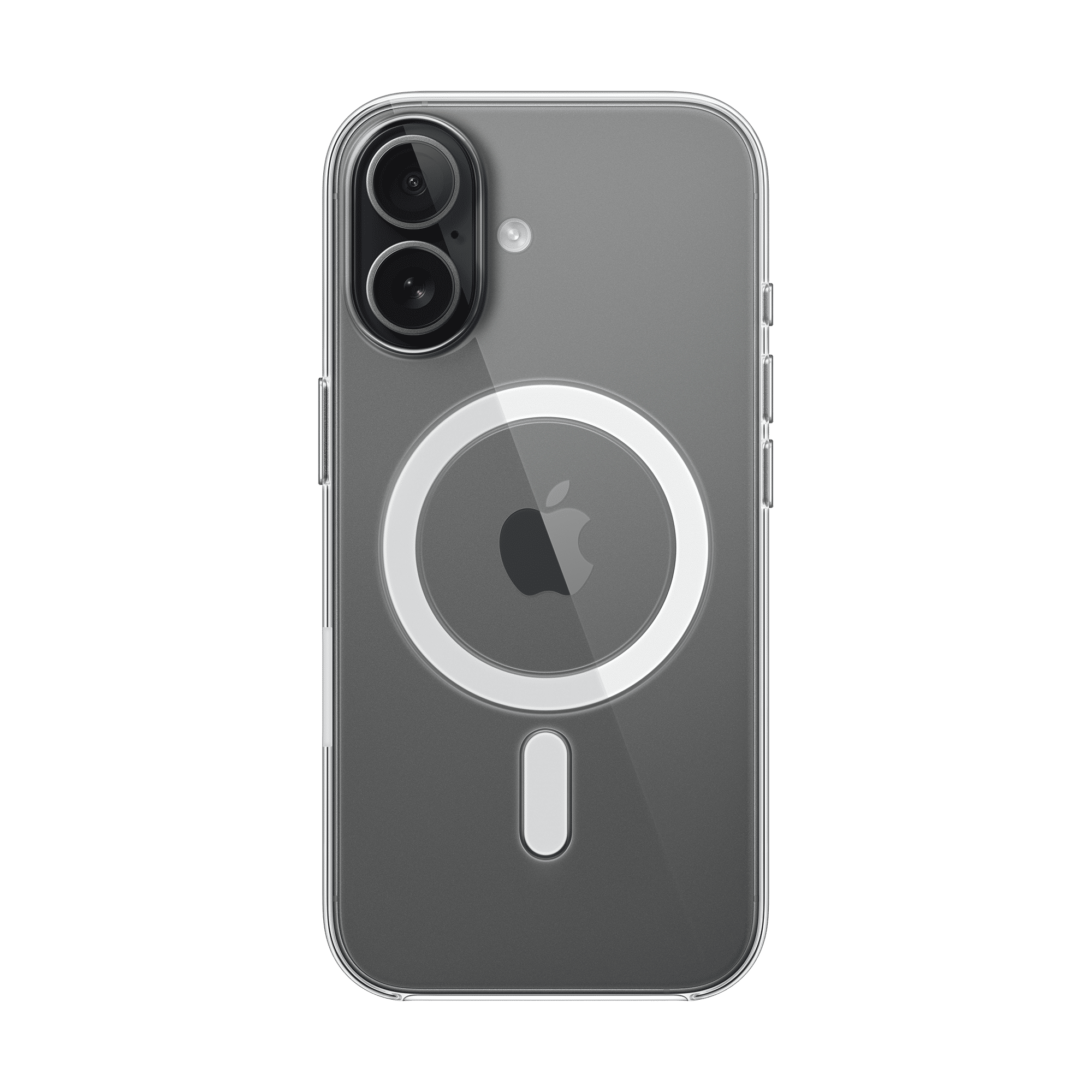 Apple Polycarbonate Back Cover for Apple iPhone 17 (MagSafe Charging Support, Clear)_1