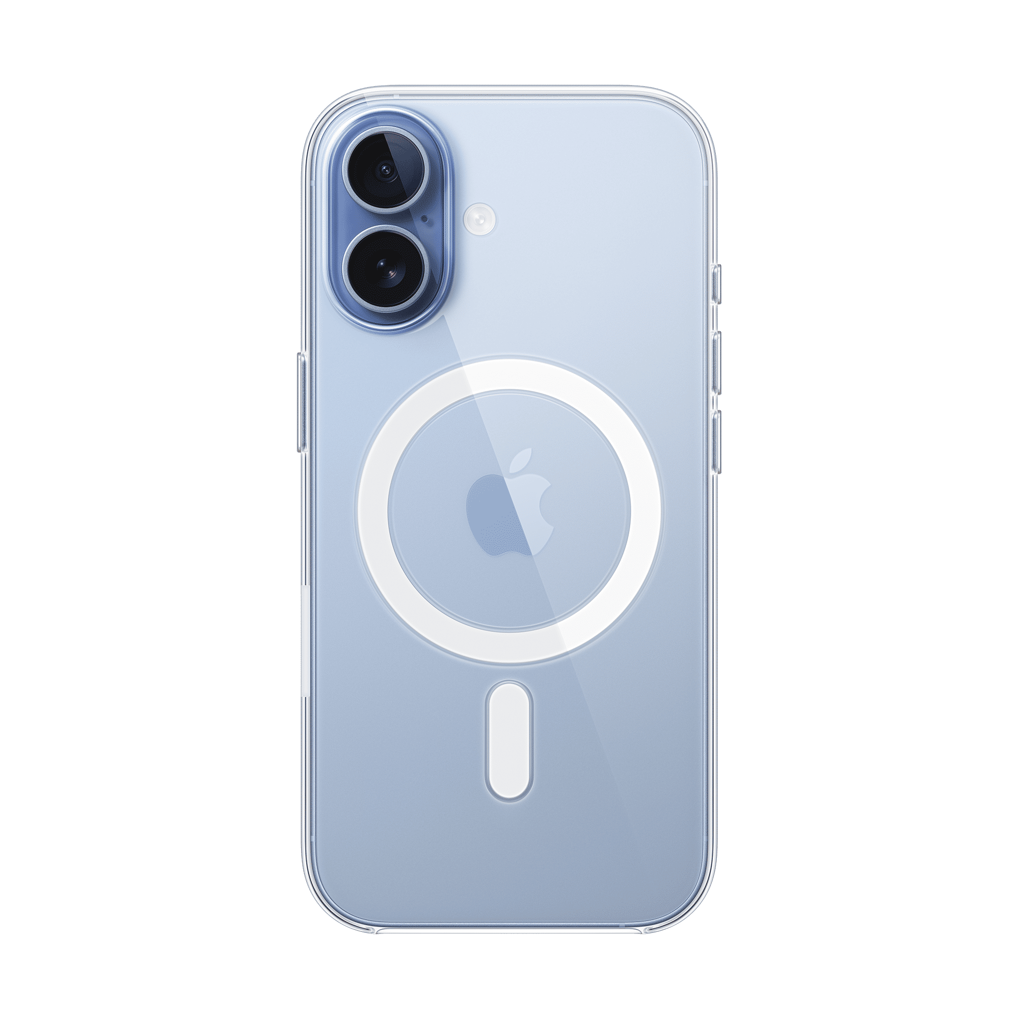 Apple Polycarbonate Back Cover for Apple iPhone 17 (MagSafe Charging Support, Clear)_3