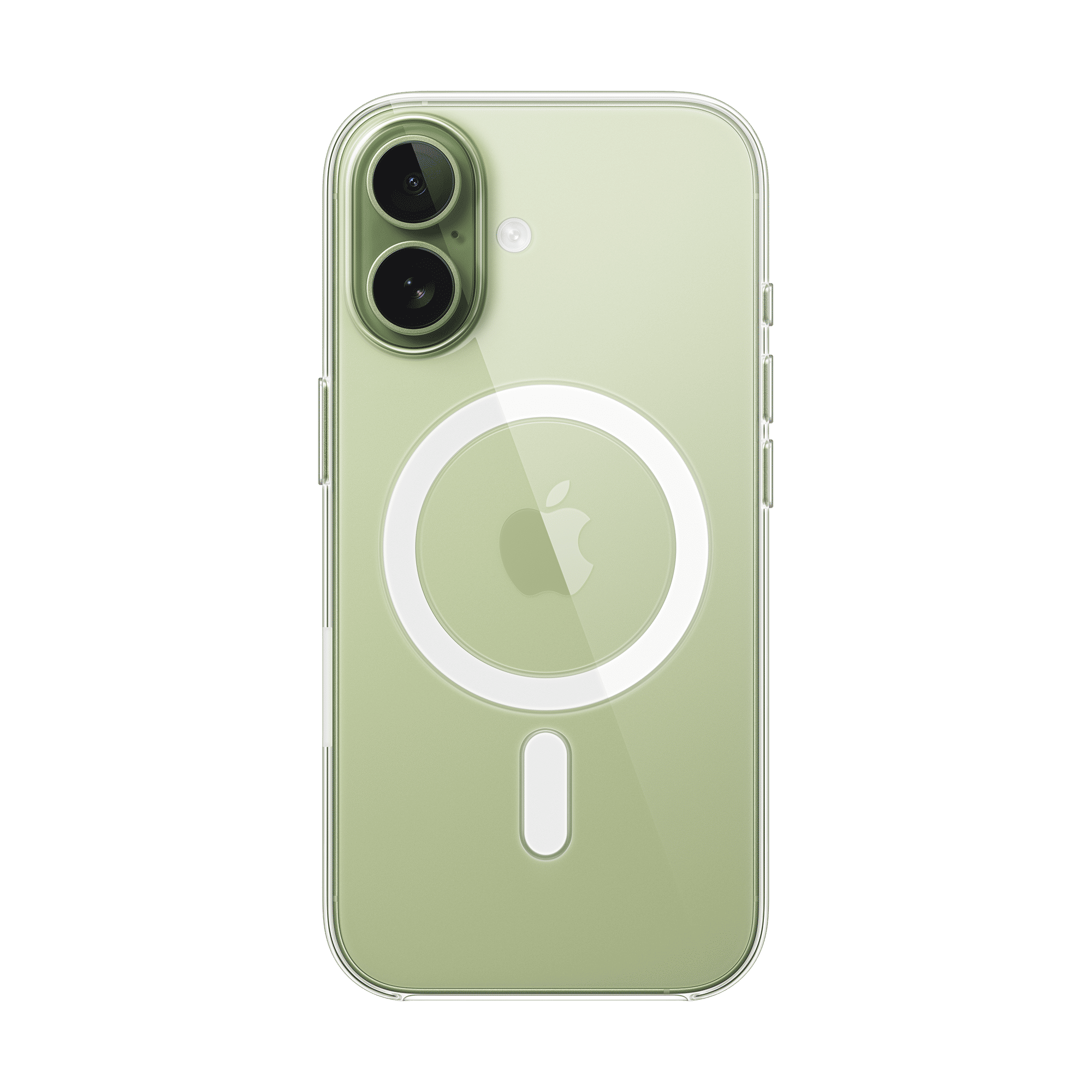 Apple Polycarbonate Back Cover for Apple iPhone 17 (MagSafe Charging Support, Clear)_4