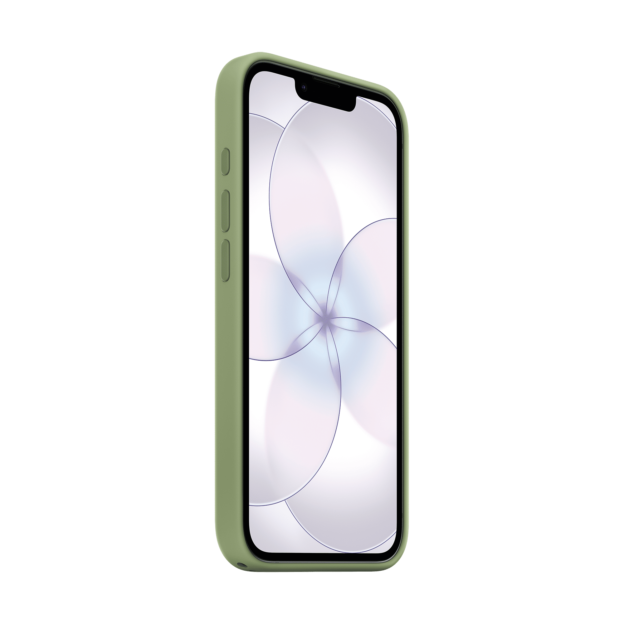 Apple Soft Silicone Back Cover for Apple iPhone 17e (MagSafe Compatible, Light Moss)_2