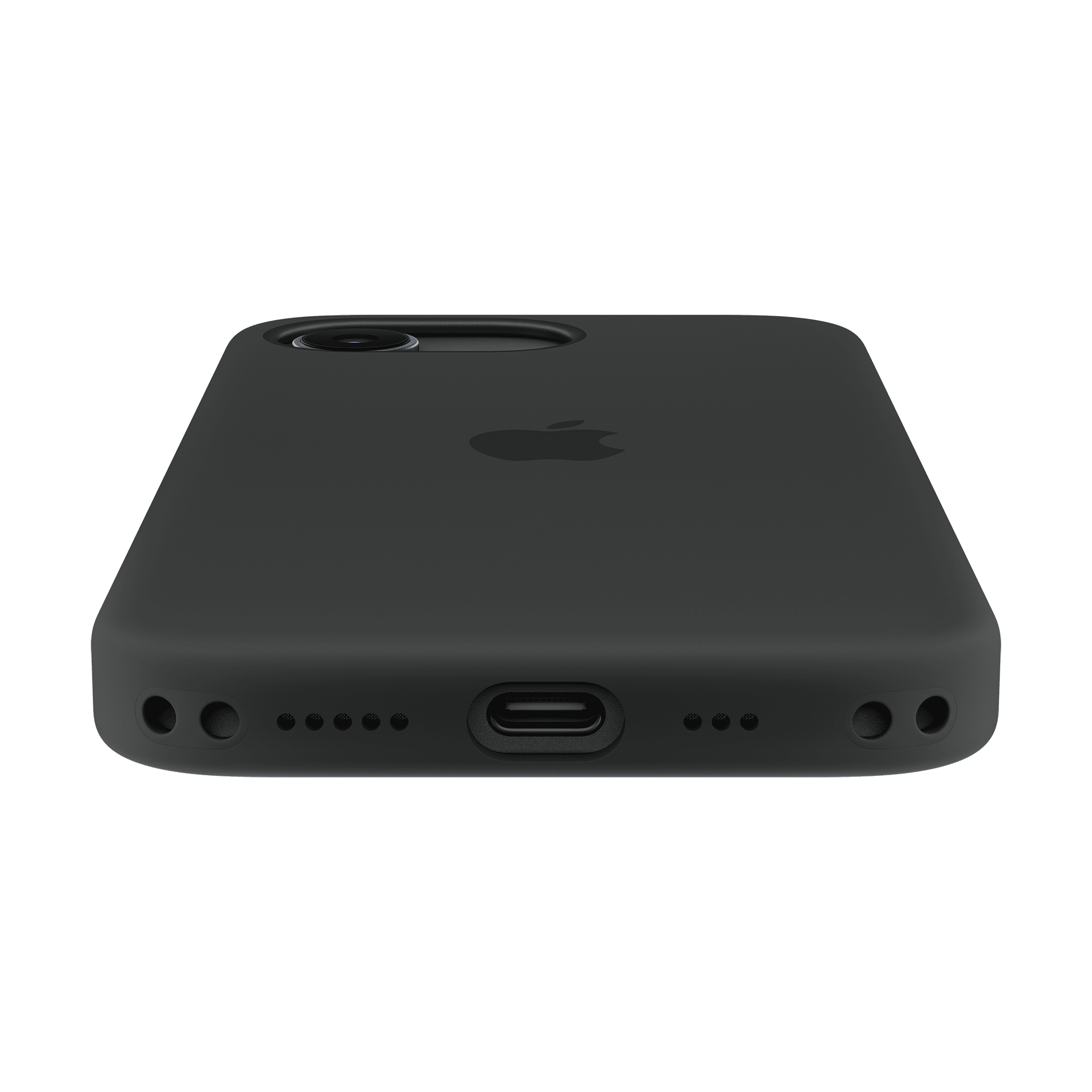 Apple Soft Silicone Back Cover for Apple iPhone 17e (MagSafe Compatible, Light Moss)_3