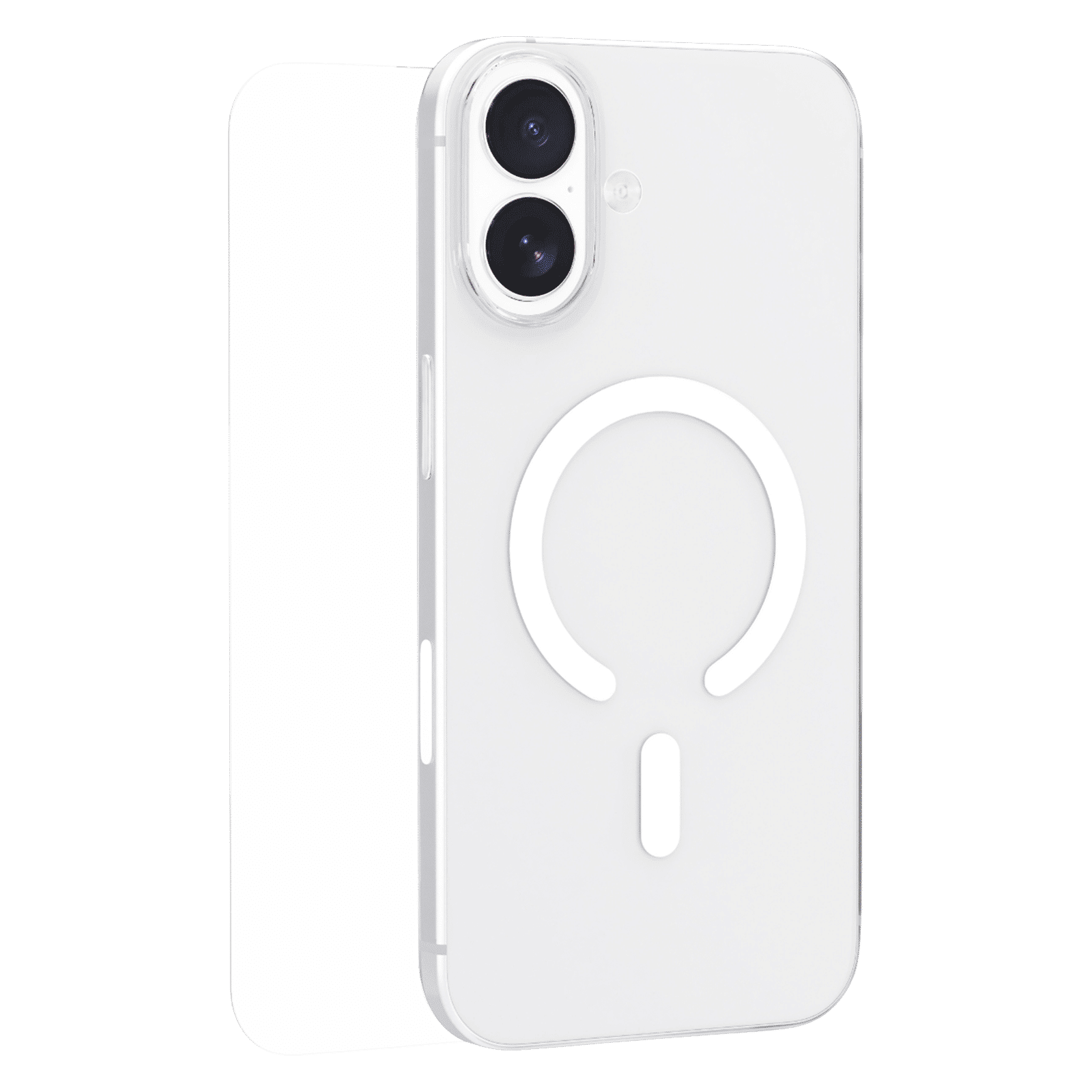 HYPHEN DURO TPU Back Cover & Tempered Glass Combo for Apple iPhone 17 (Magsafe Charging Compatible, Clear)_1