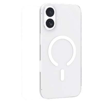 HYPHEN DURO TPU Back Cover & Tempered Glass Combo for Apple iPhone 17 (Magsafe Charging Compatible, Clear)