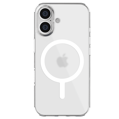Croma Frost Tempered Glass & TPU Back Cover Combo for Apple iPhone 17 (Magsafe Charging Compatible, Clear Ice)