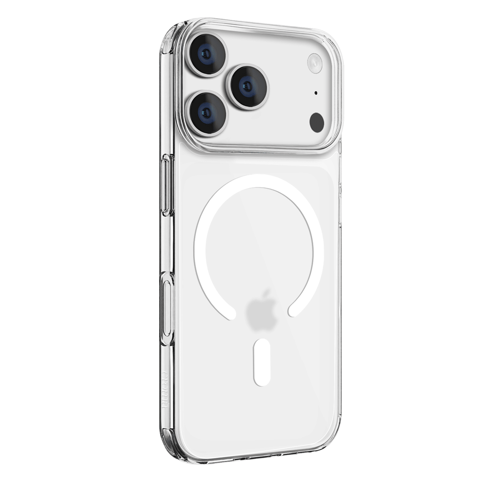 Croma Frost Tempered Glass & TPU Back Cover Combo for Apple iPhone 17 Pro Max (Magsafe Charging Compatible, Clear Ice)_2