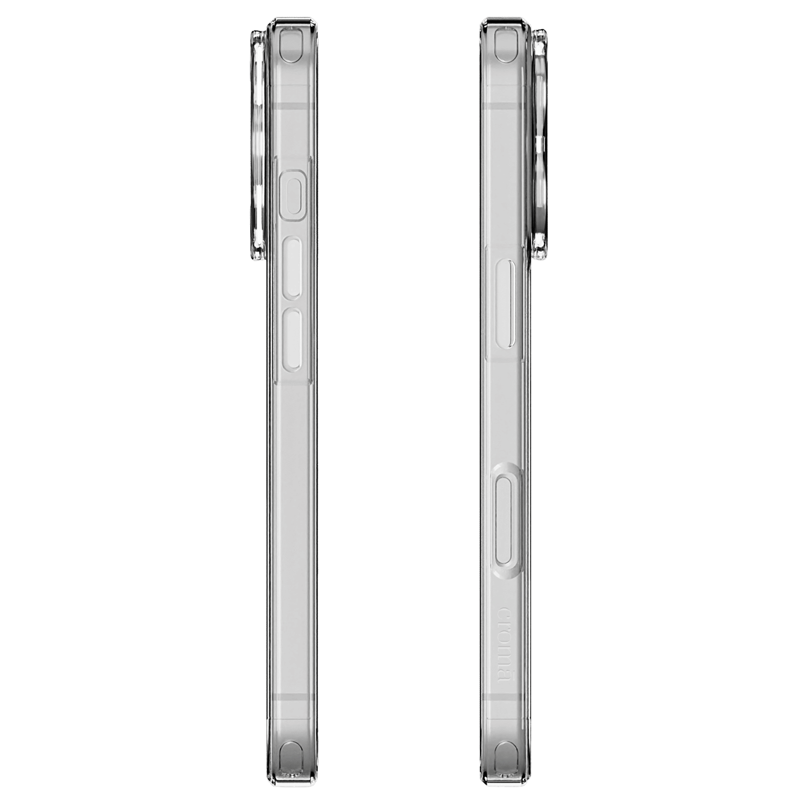 Croma Frost Tempered Glass & TPU Back Cover Combo for Apple iPhone 17 Pro Max (Magsafe Charging Compatible, Clear Ice)_3