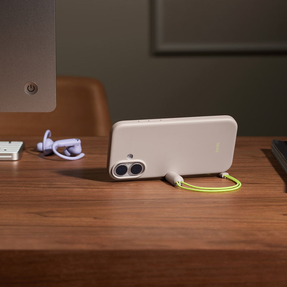 beats Polycarbonate & Plastic Hard Back Cover for Apple iPhone 17 (MagSafe Charging Compatible, Lime Stone)_5