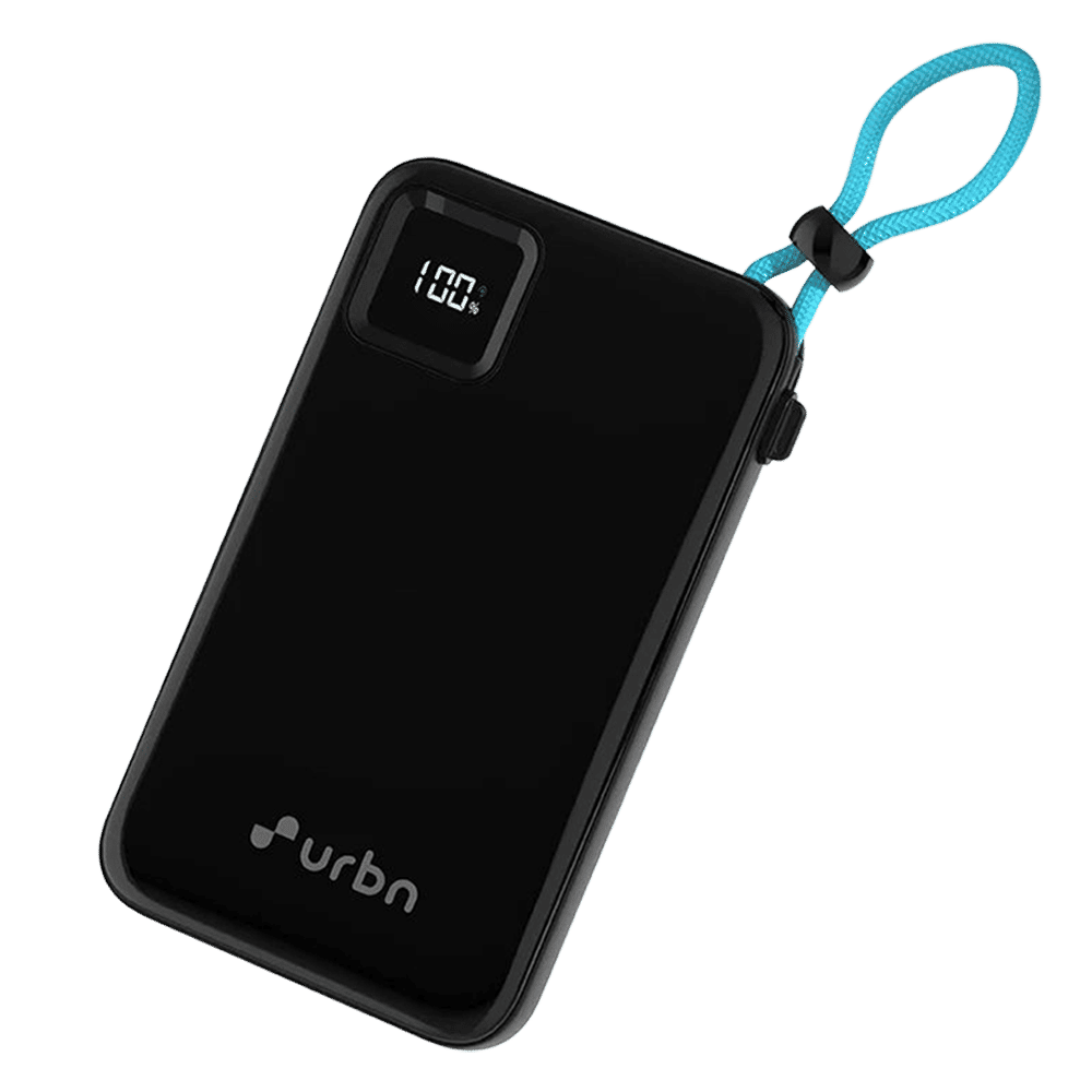 urbn Ultra Link 10000 mAh 22.5W Fast Charging Power Bank (2 Type C & 1 Type A Port, 12 Layer Circuit Protection, Black) urbn Ultra Link 10000 mAh 22.5W Fast Charging Power Bank (2 Type C & 1 Type A Port, 12 Layer Circuit Protection, Black)_1