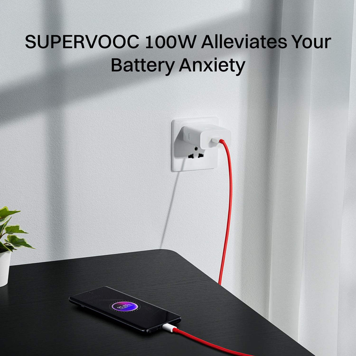 OnePlus 100W Type A SUPERVOOC Power Adapter (Adapter Only, Multi-Layers of Protection, White)_5