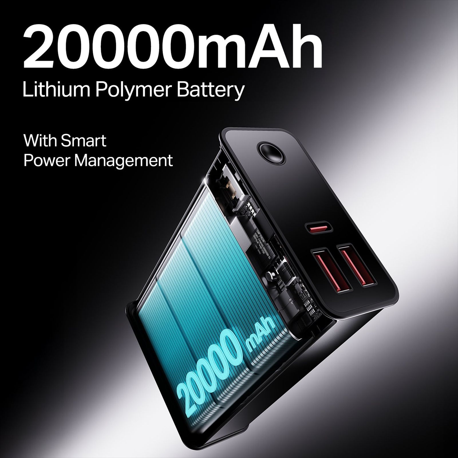 boAt Energyshroom PB400 Pro 20000 mAh 22.5W Fast Charging Power Bank (2 Type A & 1 Type C Port, Aluminium Casing, 12-Layer Smart IC Protection, Steel Blue)_8