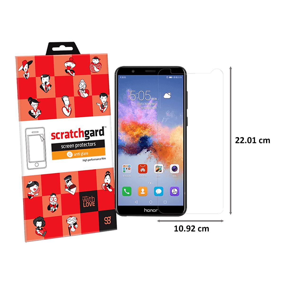 scratchgard Primo 3D Screen Protector for Honor 7X (Fingerprint Resistant) scratchgard Primo 3D Screen Protector for Honor 7X (Fingerprint Resistant)_2
