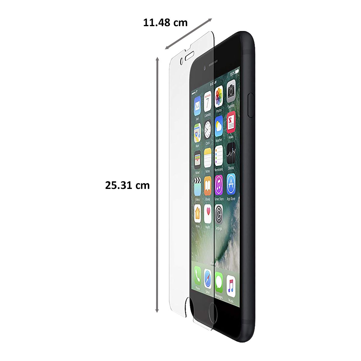 Belkin Tempered Glass Screen Protector for Apple iPhone 6 Plus/7 Plus/8 Plus (F8W753ec, Transparent)_2