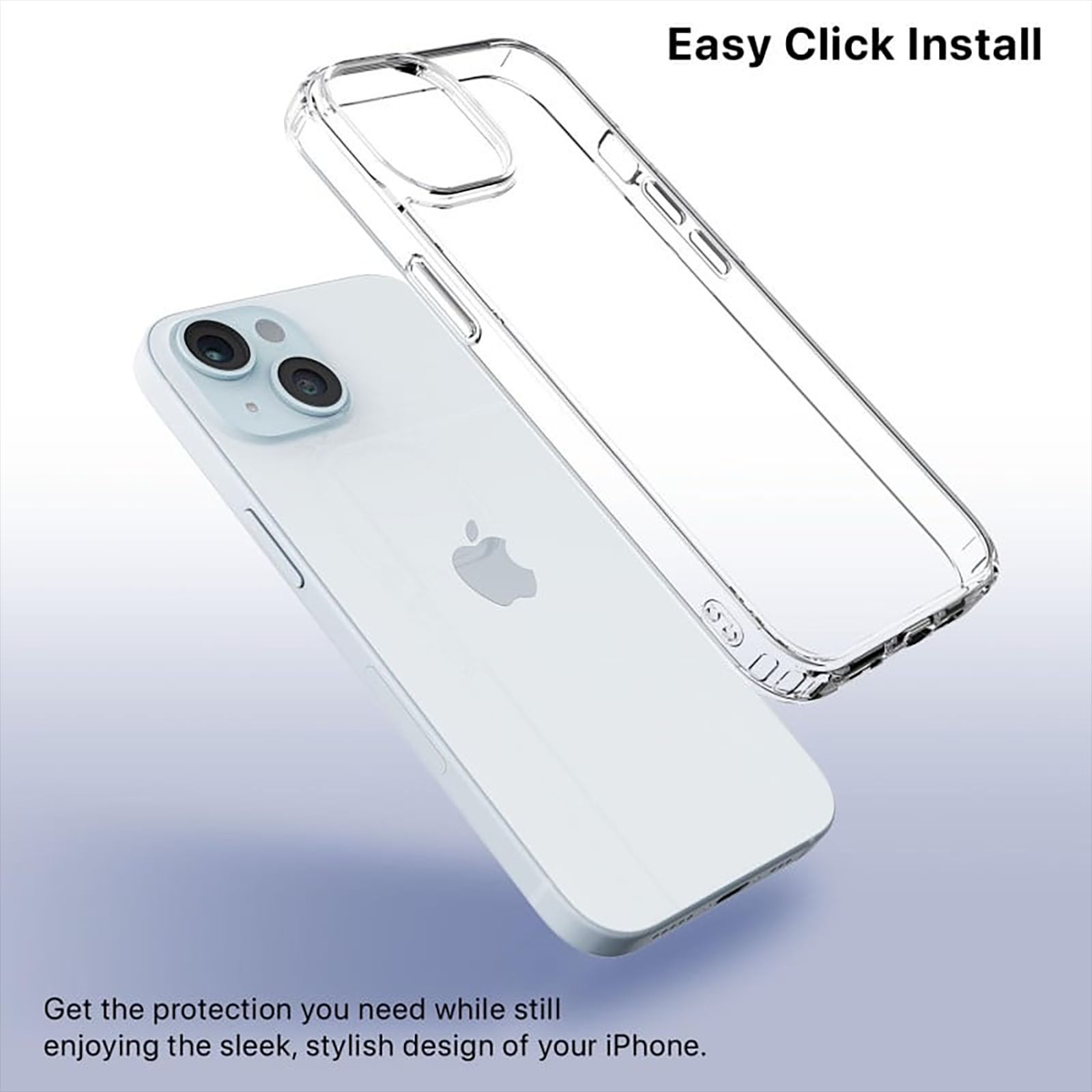 Dr. Vaku 2IN1 Defense Tempered Glass & Back Case Combo for iPhone 15 Plus (Anti-Scratch Design, Clear) Dr. Vaku 2IN1 Defense Tempered Glass & Back Case Combo for iPhone 15 Plus (Anti-Scratch Design, Clear)_6