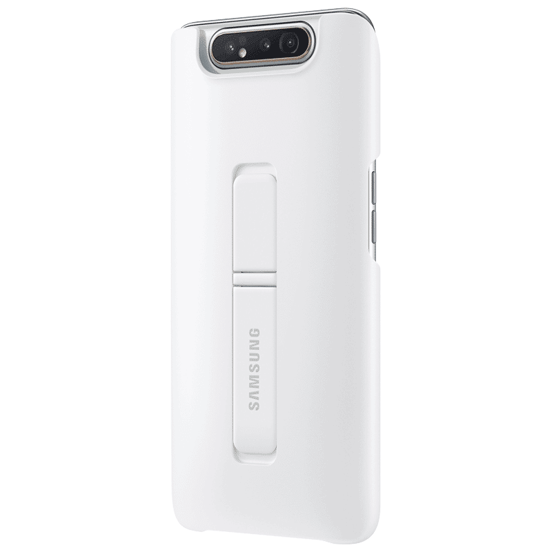 SAMSUNG Plastic Back Cover for Galaxy A80 (Camera Protection, White)_3