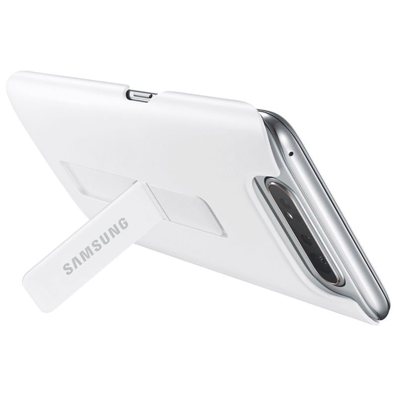 SAMSUNG Plastic Back Cover for Galaxy A80 (Camera Protection, White)_2