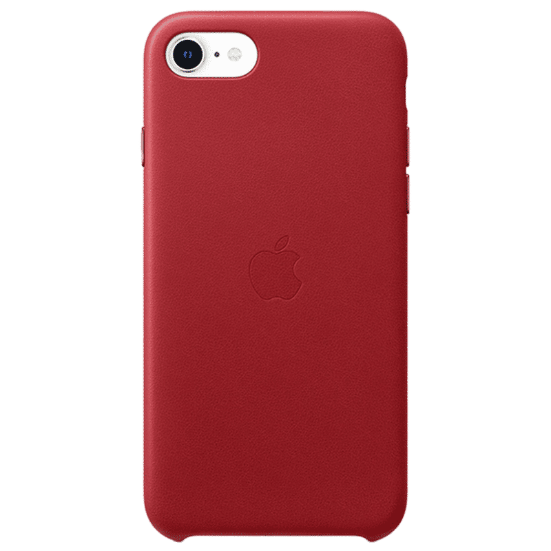 Apple iPhone SE Leather Back Case Cover (MXYL2ZM/A, Product Red) Apple iPhone SE Leather Back Case Cover (MXYL2ZM/A, Product Red)_1
