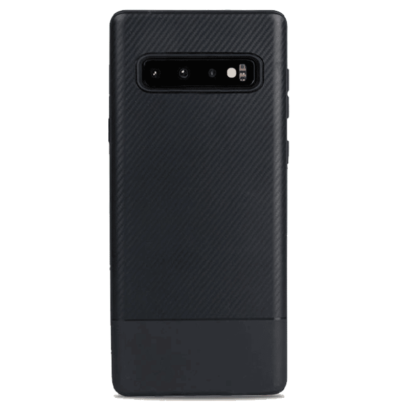 Robobull TPU Back Cover for Samsung Galaxy S10 (Camera Protection, Black)_1