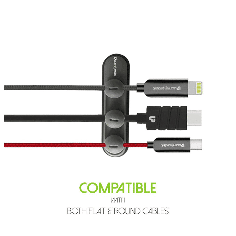 ultraprolink Tidy Magnetic Cable Organizer (UM1001, Black)_6