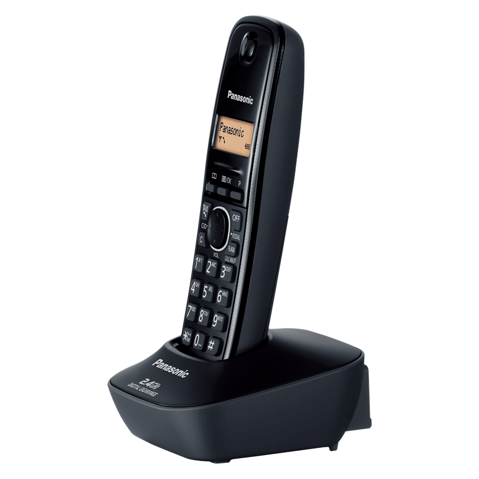 Panasonic Digital Cordless Phone (KX-TG3411SX, Black) Panasonic Digital Cordless Phone (KX-TG3411SX, Black)_3