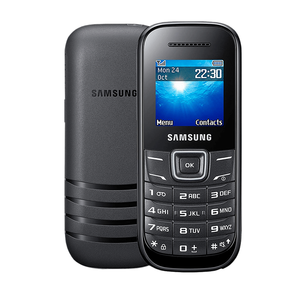 SAMSUNG Guru 1200 GT-E1200 (153MB, FM Radio, Black)_1