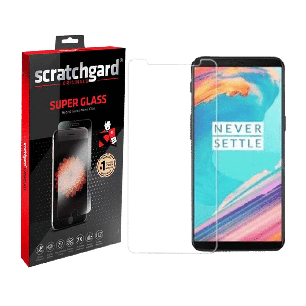 scratchgard Screen Protector for OnePlus 5T (Fingerprint Resistant) scratchgard Screen Protector for OnePlus 5T (Fingerprint Resistant)_1