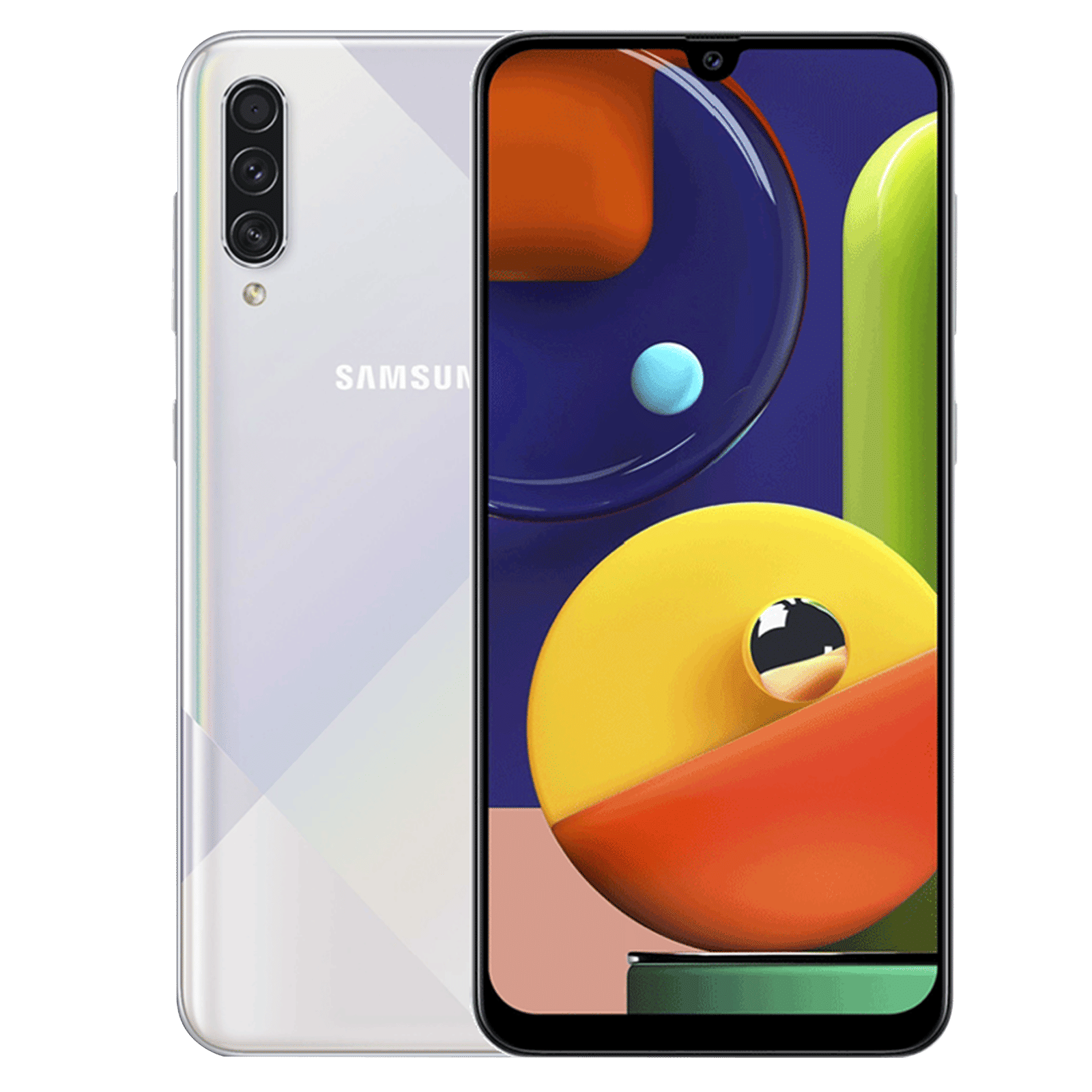 SAMSUNG Galaxy A50s (4GB RAM, 128GB, Prism Crush White)_1