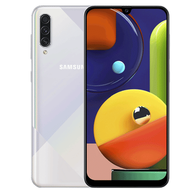 SAMSUNG Galaxy A50s (4GB RAM, 128GB, Prism Crush White)