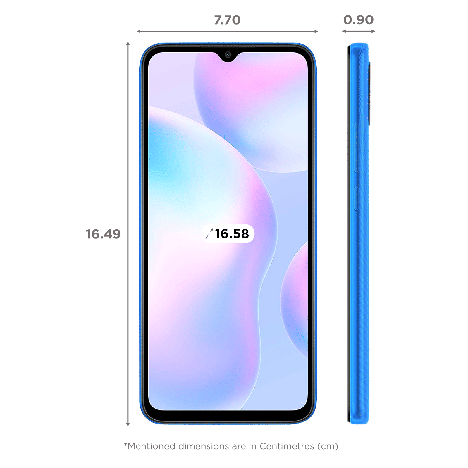Redmi 9i (4GB RAM, 128GB, Sea Blue)_2