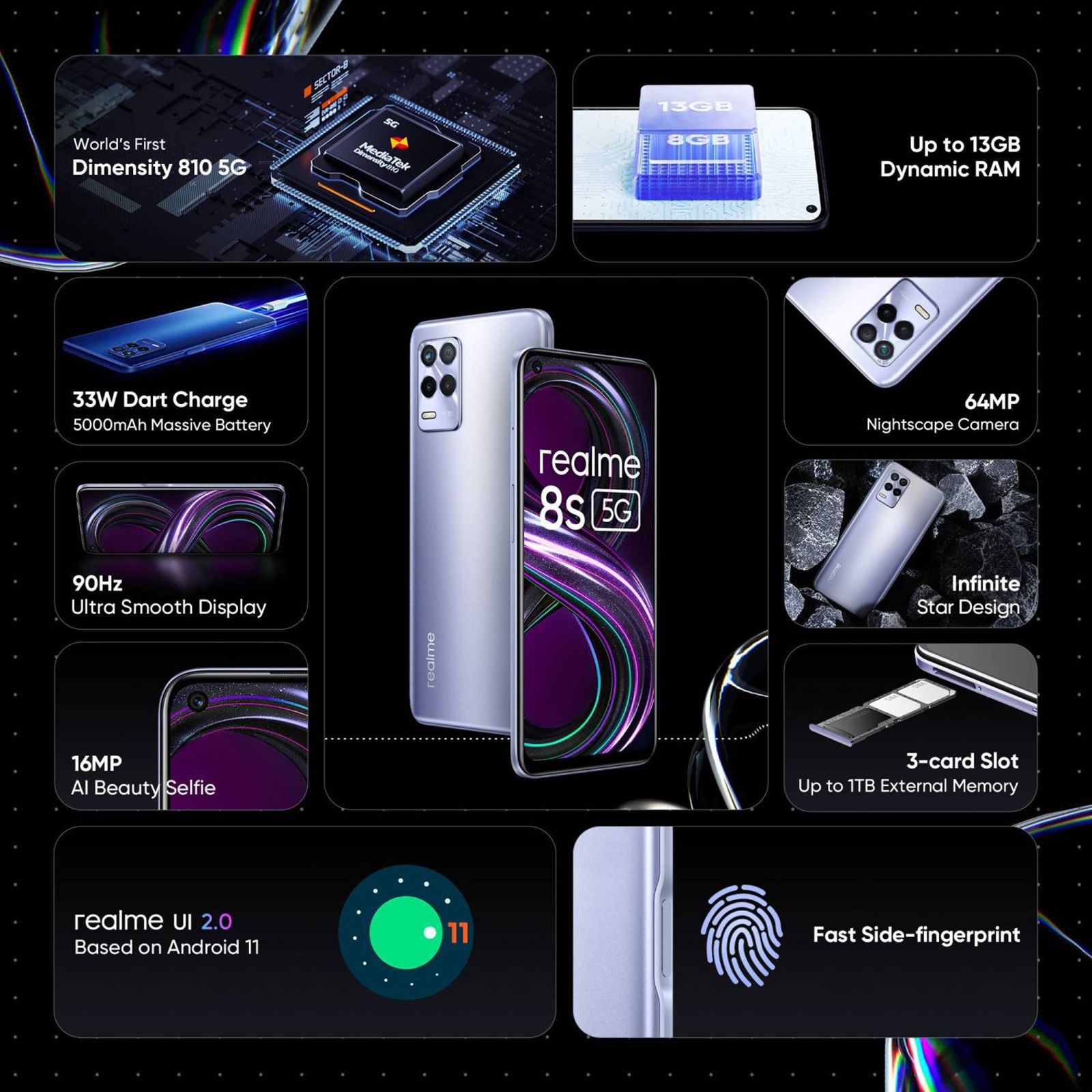realme 8s 5G (8GB RAM, 128GB, Universe Purple)_12