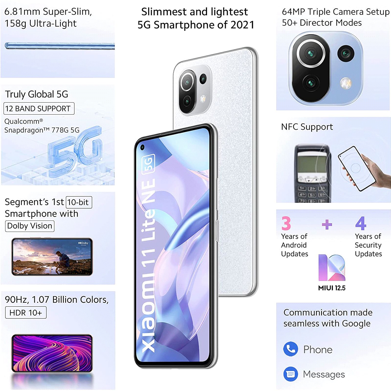 Xiaomi 11 Lite NE 5G (8GB RAM, 128GB, Diamond Dazzle) Xiaomi 11 Lite NE 5G (8GB RAM, 128GB, Diamond Dazzle)_8