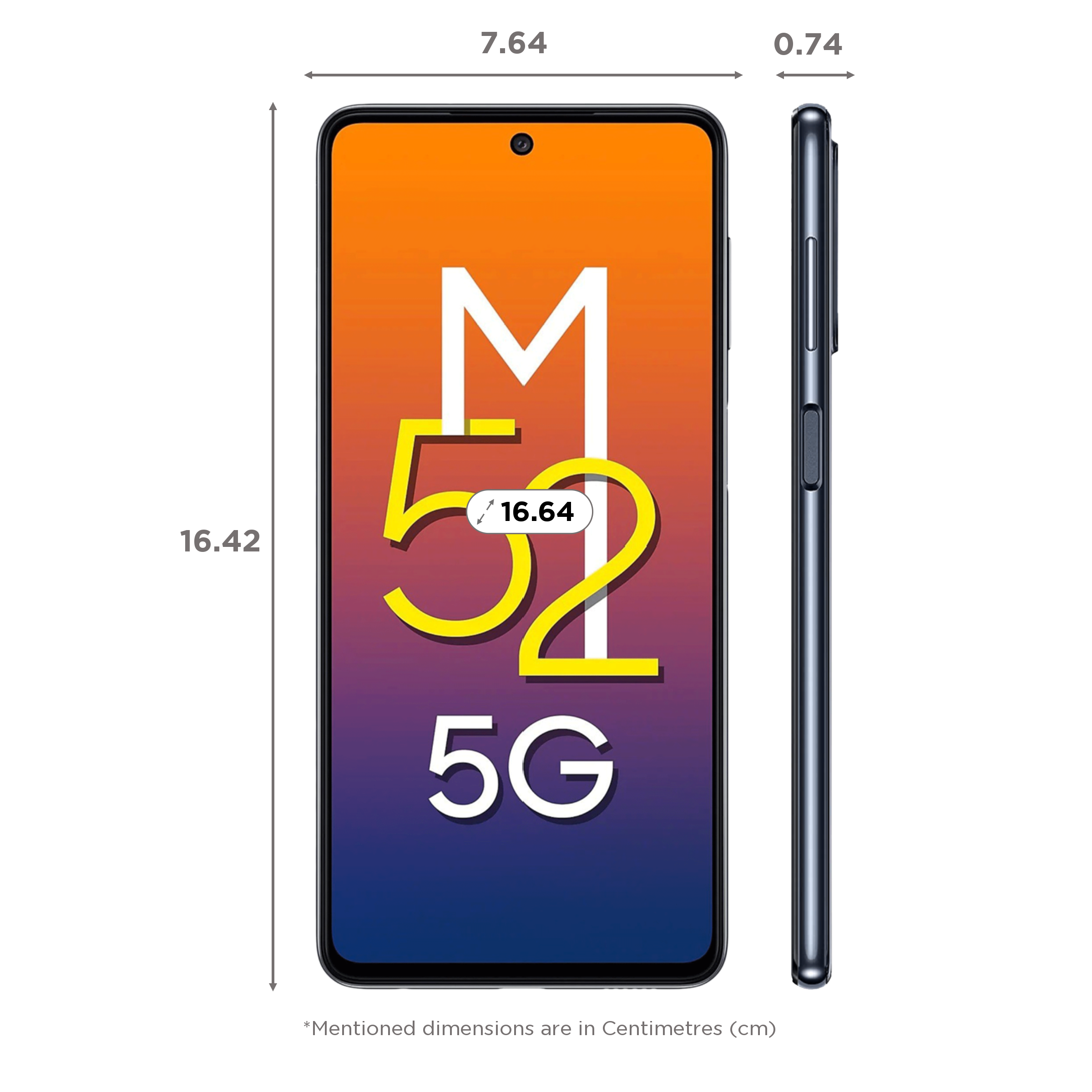 SAMSUNG Galaxy M52 5G (6GB RAM, 128GB, Black)_2