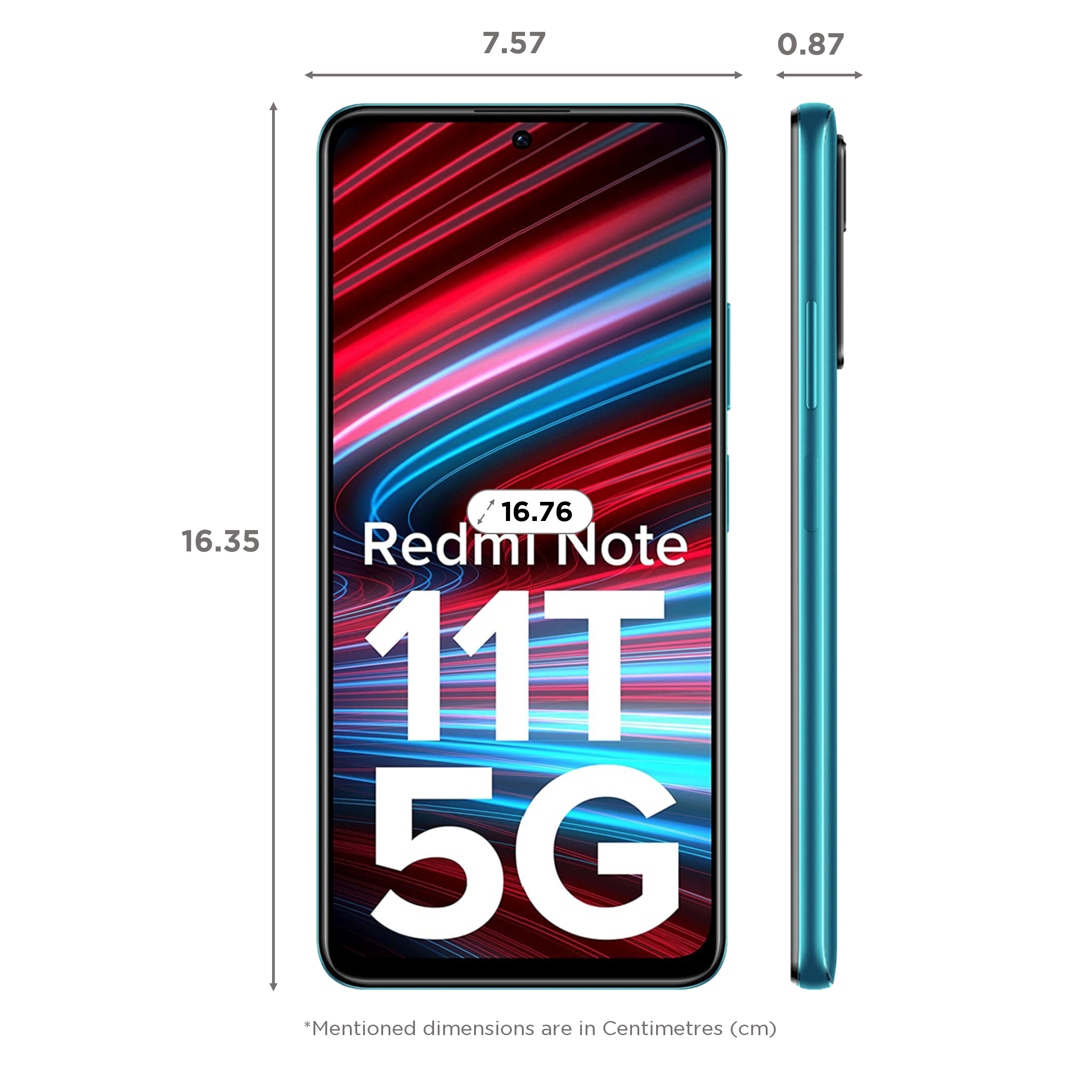 Redmi Note 11T 5G (6GB RAM, 64GB, Aquamarine Blue) Redmi Note 11T 5G (6GB RAM, 64GB, Aquamarine Blue)_2