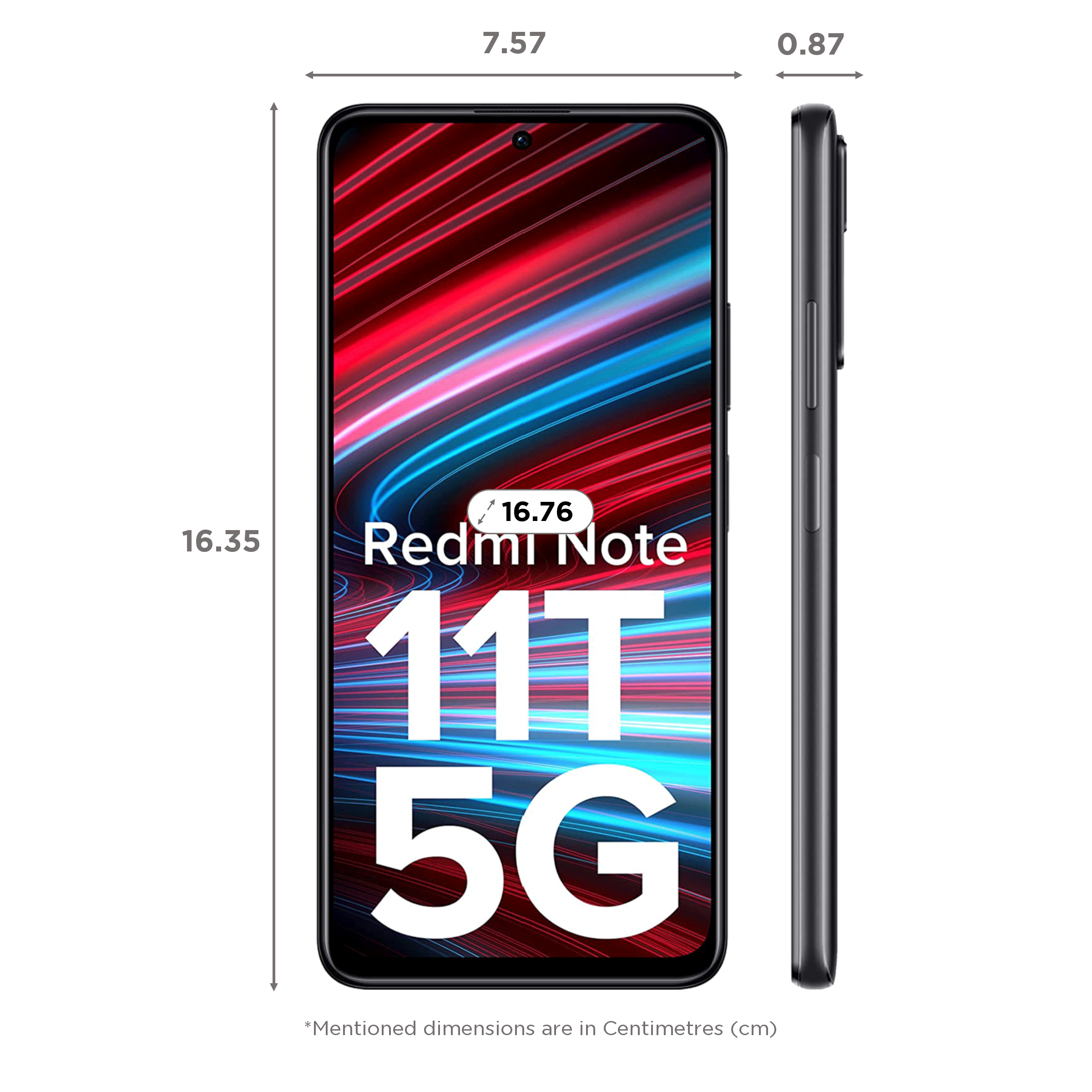 Redmi Note 11T 5G (6GB RAM, 64GB, Matte Black)_2