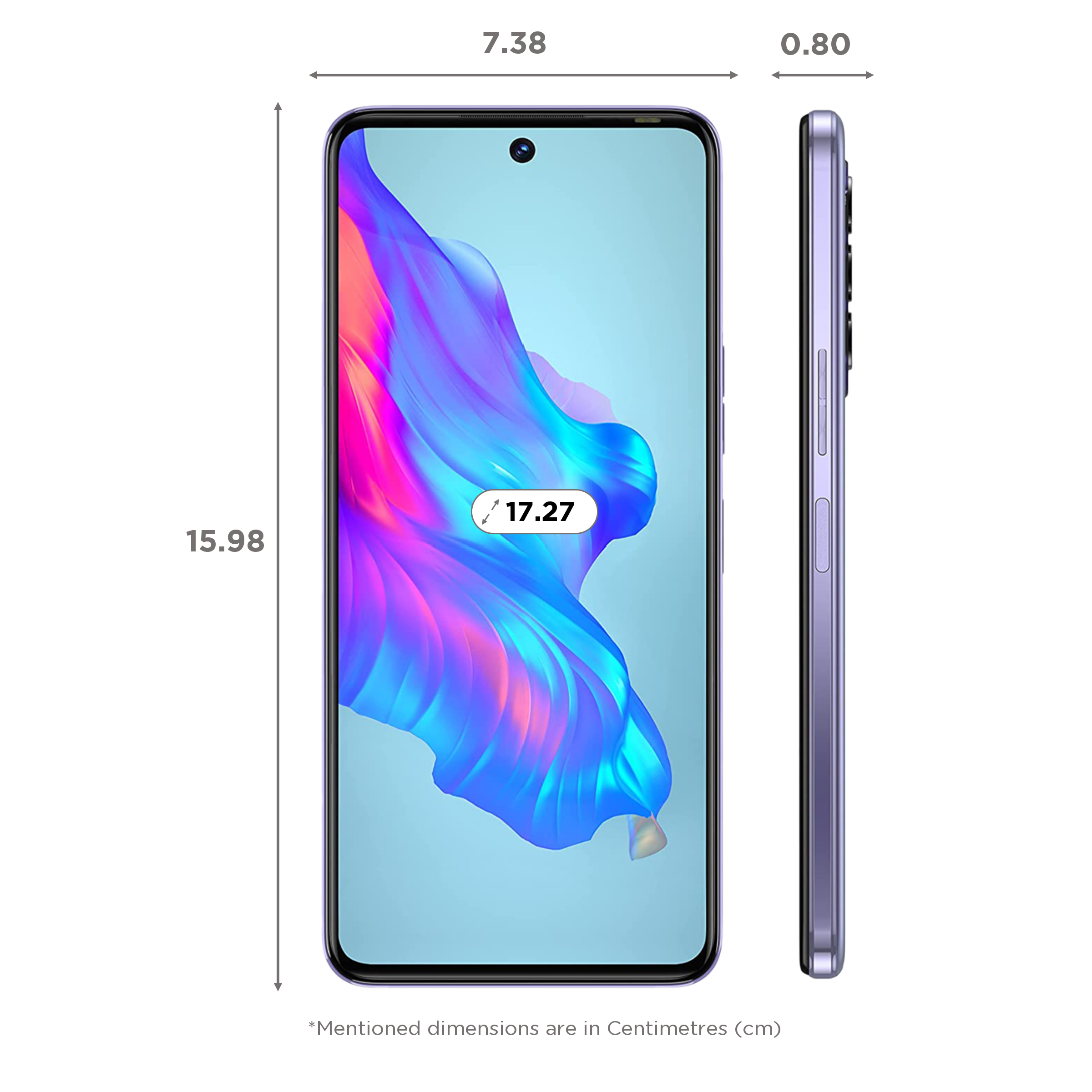 TECNO Camon 18 (4GB RAM, 128GB, Iris Purple)_2