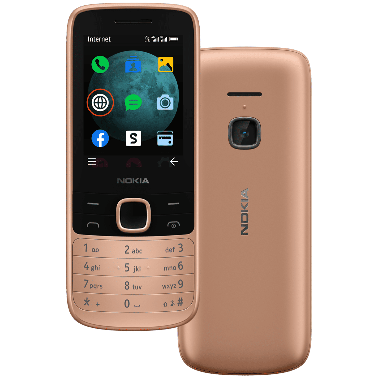NOKIA 225 12QENG21A01 (128MB, Dual SIM, Rear Camera, Sand) NOKIA 225 12QENG21A01 (128MB, Dual SIM, Rear Camera, Sand)_7
