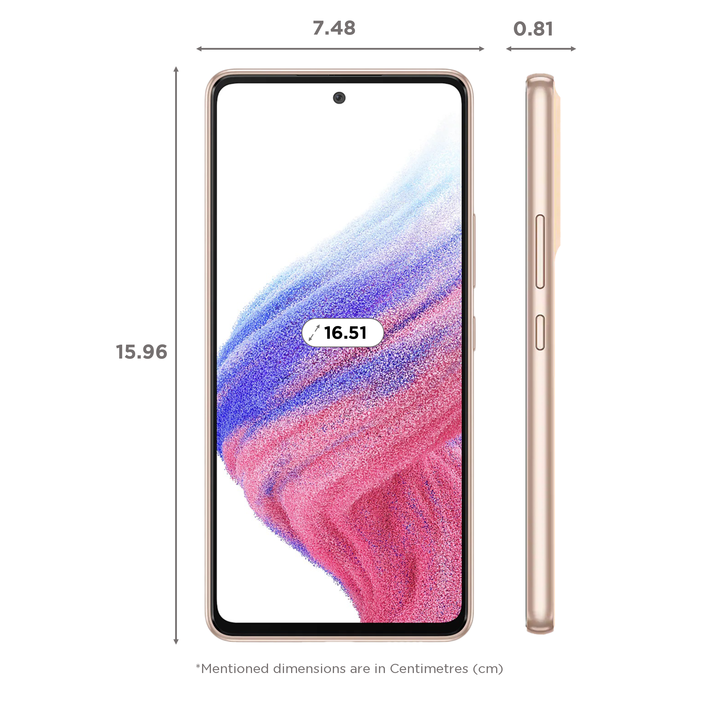 SAMSUNG Galaxy A53 5G (8GB RAM, 128GB, Awesome Peach)_2