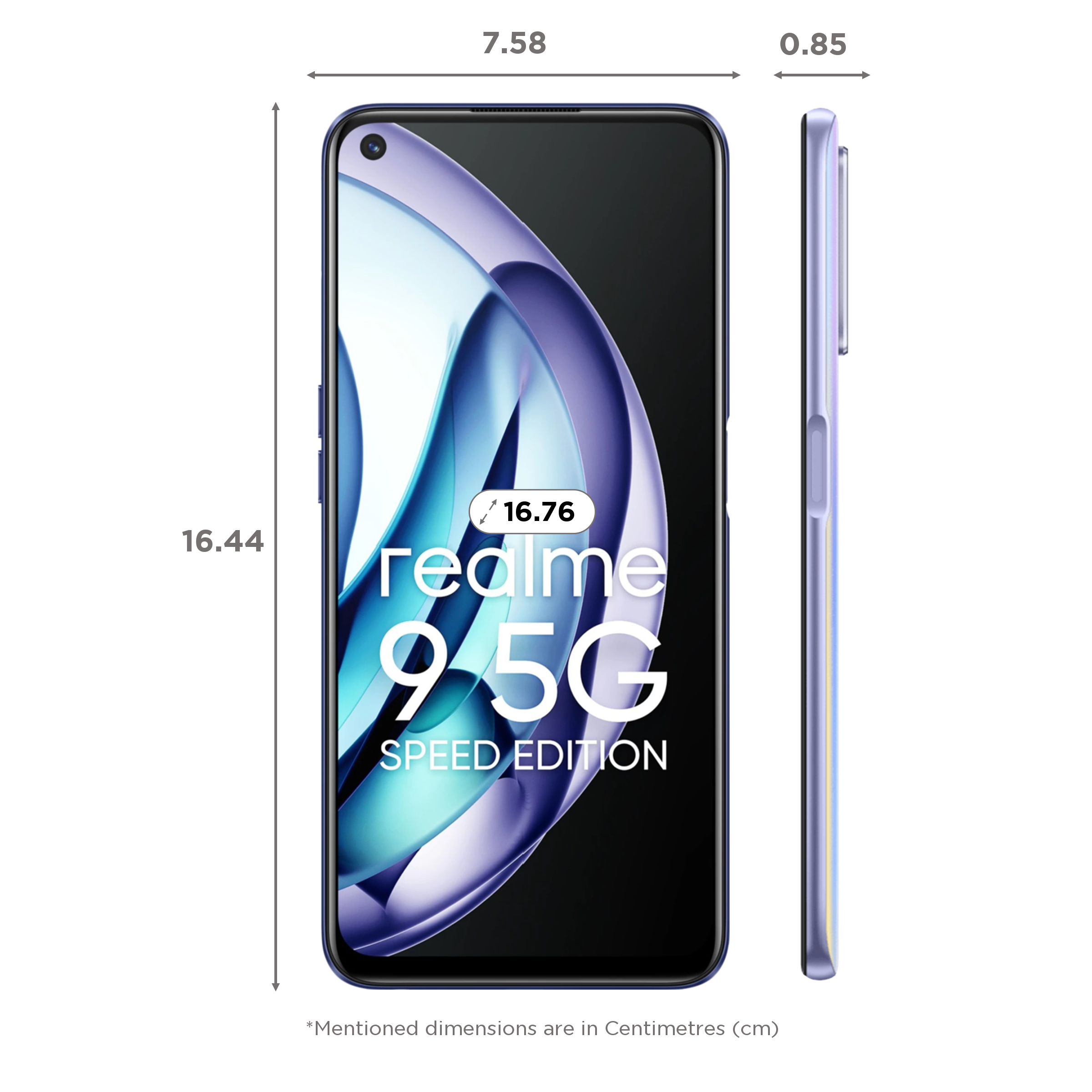 realme 9 Speed Edition 5G (8GB RAM, 128GB, Starry Glow) realme 9 Speed Edition 5G (8GB RAM, 128GB, Starry Glow)_2