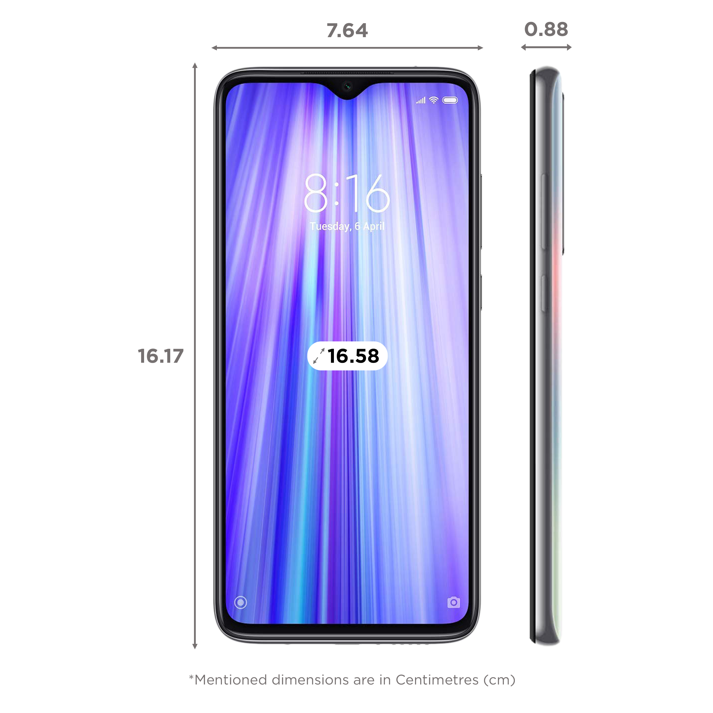 Refurbished Redmi Note 8 Pro (8GB RAM, 128GB, White)_2