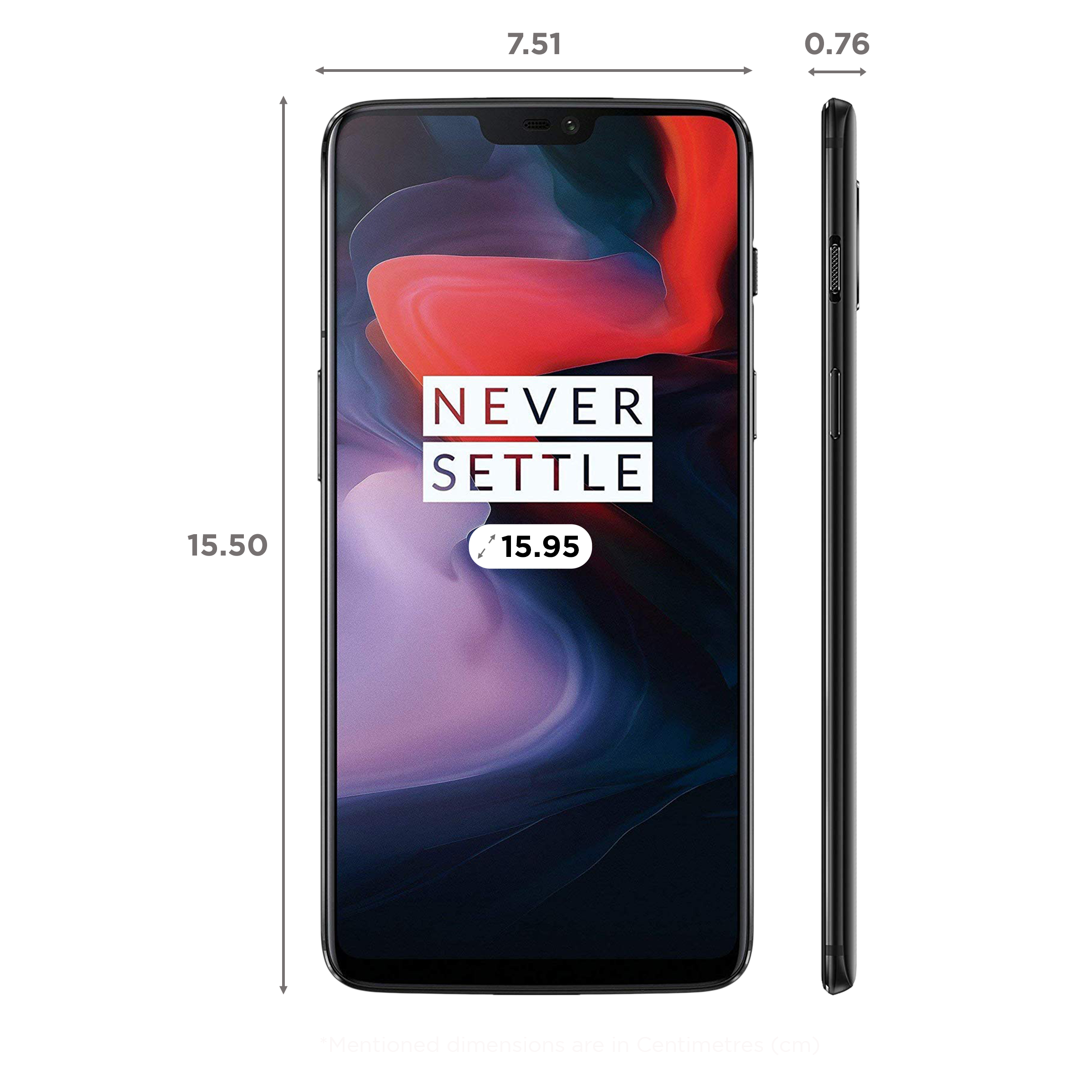 Refurbished OnePlus 6 (8GB RAM, 128GB, Midnight Black)_2