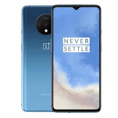 Refurbished OnePlus 7T (8GB RAM, 256GB, Glacier Blue)