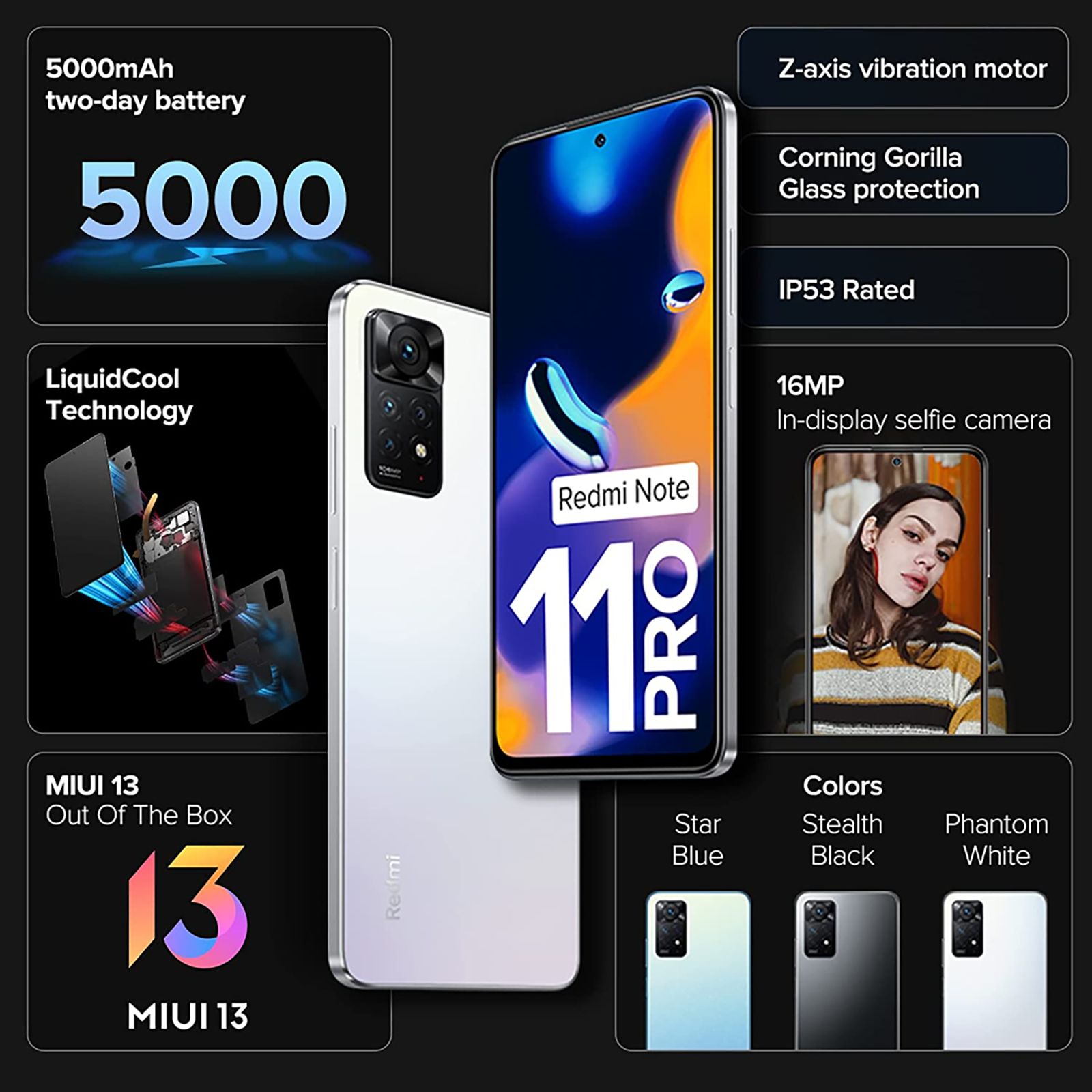 Redmi Note 11 Pro (8GB RAM, 128GB, Phantom White) Redmi Note 11 Pro (8GB RAM, 128GB, Phantom White)_12