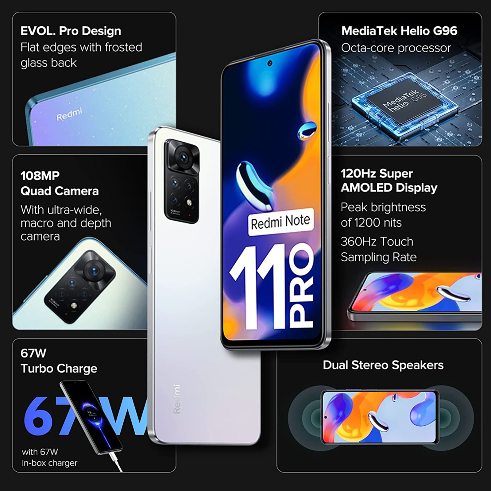 Redmi Note 11 Pro (8GB RAM, 128GB, Phantom White) Redmi Note 11 Pro (8GB RAM, 128GB, Phantom White)_13